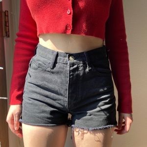 Brandy Melville black jean shorts